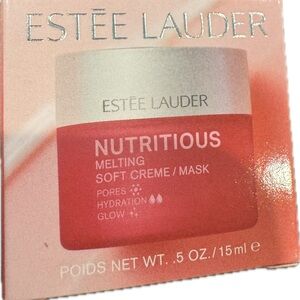 Estee Lauder Nutritious Melting Soft Creme Mask - Red and Silver